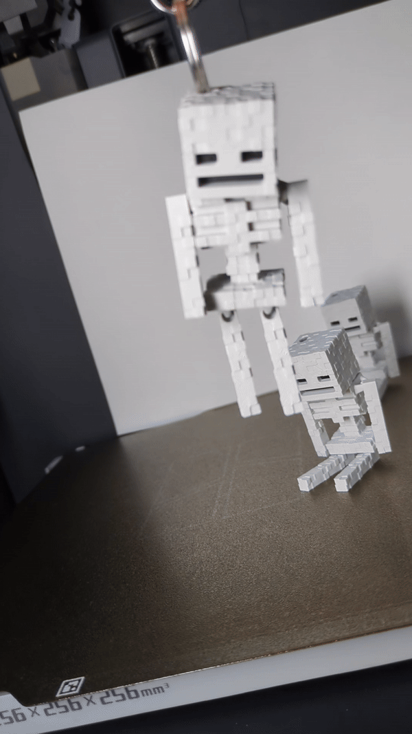 Minecraft İskelet 12'li Anahtarlık