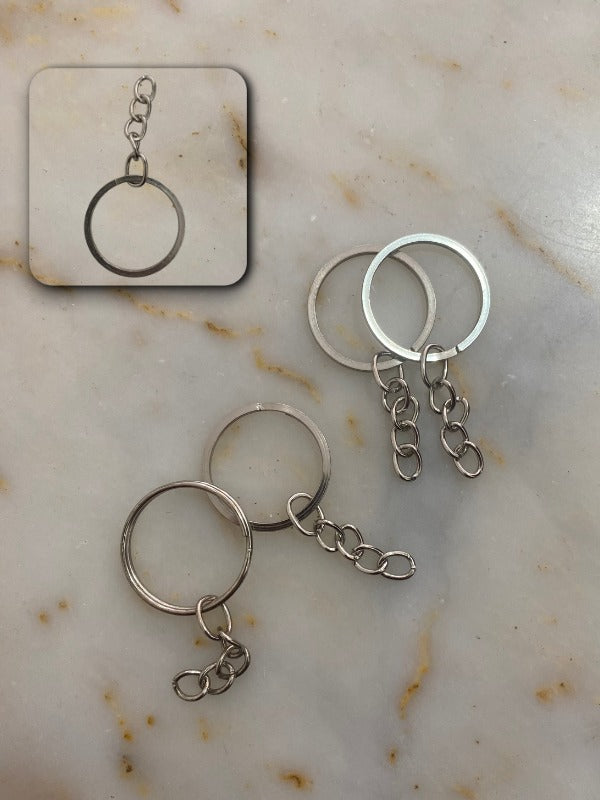 2.5mm Ezme SİLVER / GOLD anahtarlık zinciri