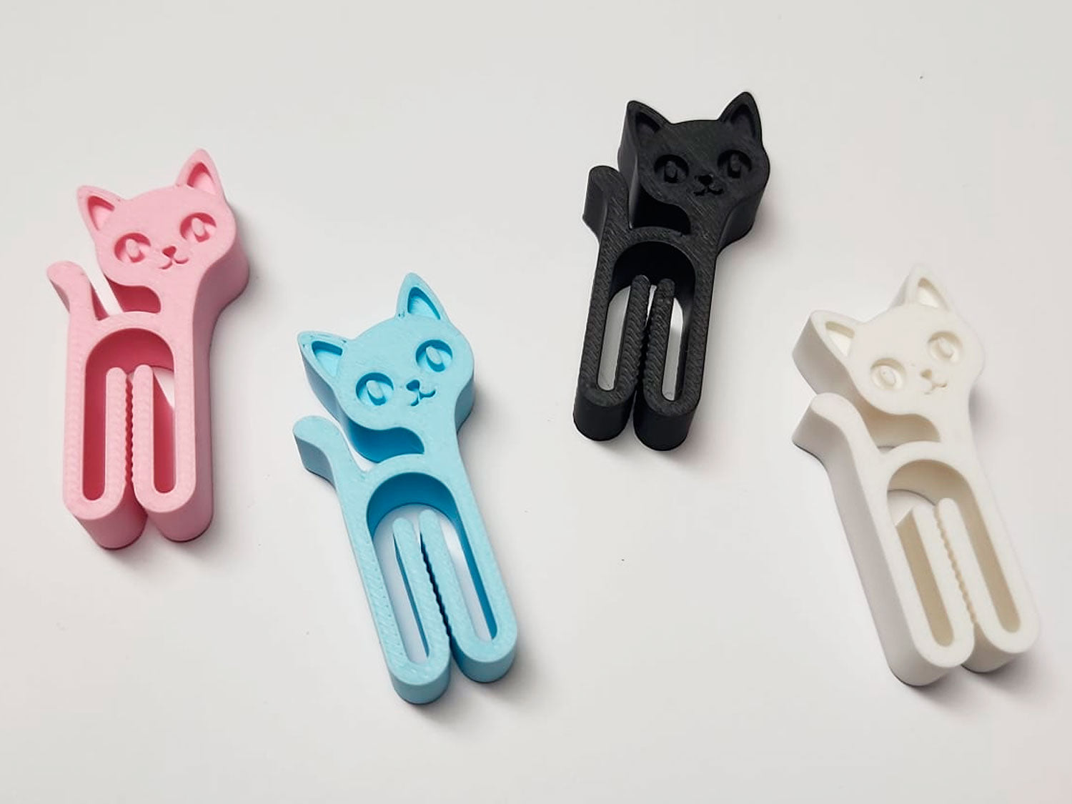 Mini Klipsli Kedi - Poşetleri, paketleri ve zarfları kolayca kapatın 4 ADET